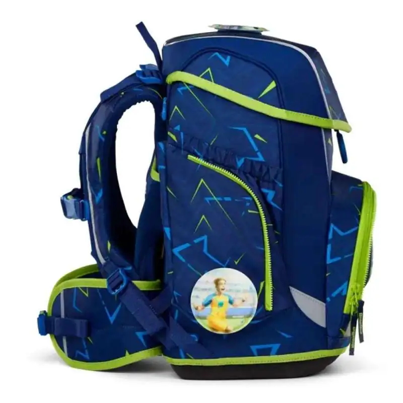 ERGOBAG Schulranzen Set 5 tlg CUBO - SpitzenreitBär rechte Seite