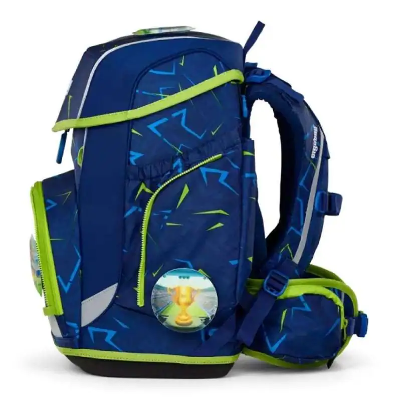 ERGOBAG Schulranzen Set 5 tlg CUBO - SpitzenreitBär linke Seite