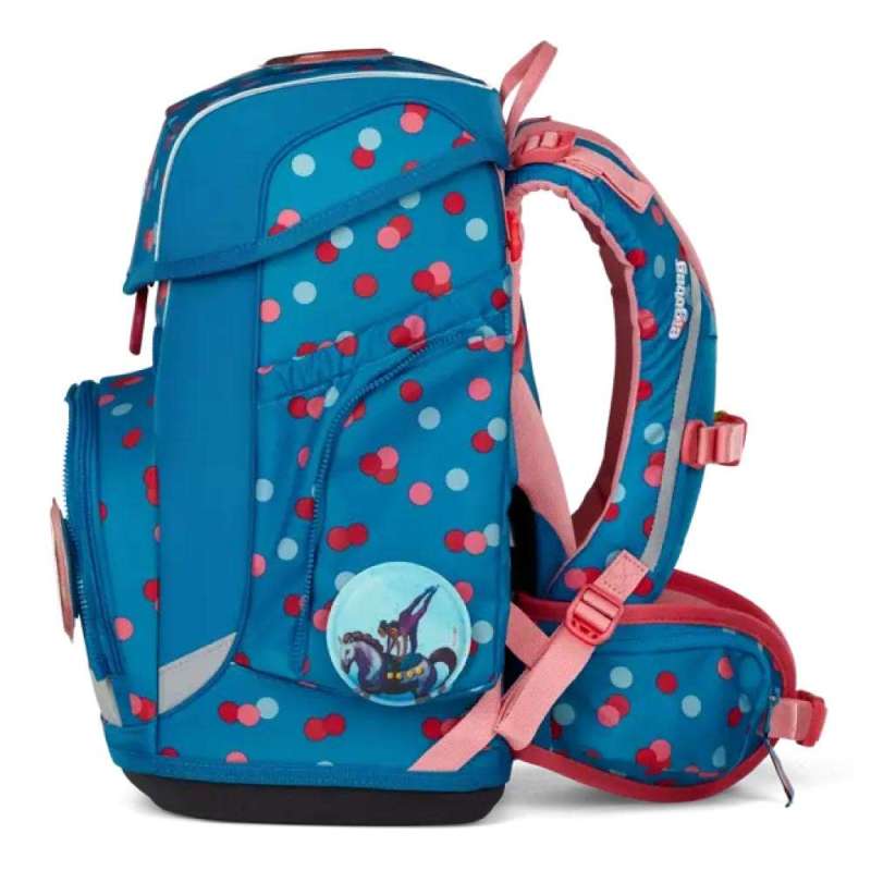 ERGOBAG Schulranzen Set 5 tlg CUBO - VoltiBär linke Seite