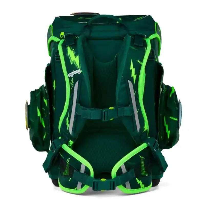 ERGOBAG Schulranzen Set 6 tlg CUBO LIGHT - Bärtastisch Rückansicht