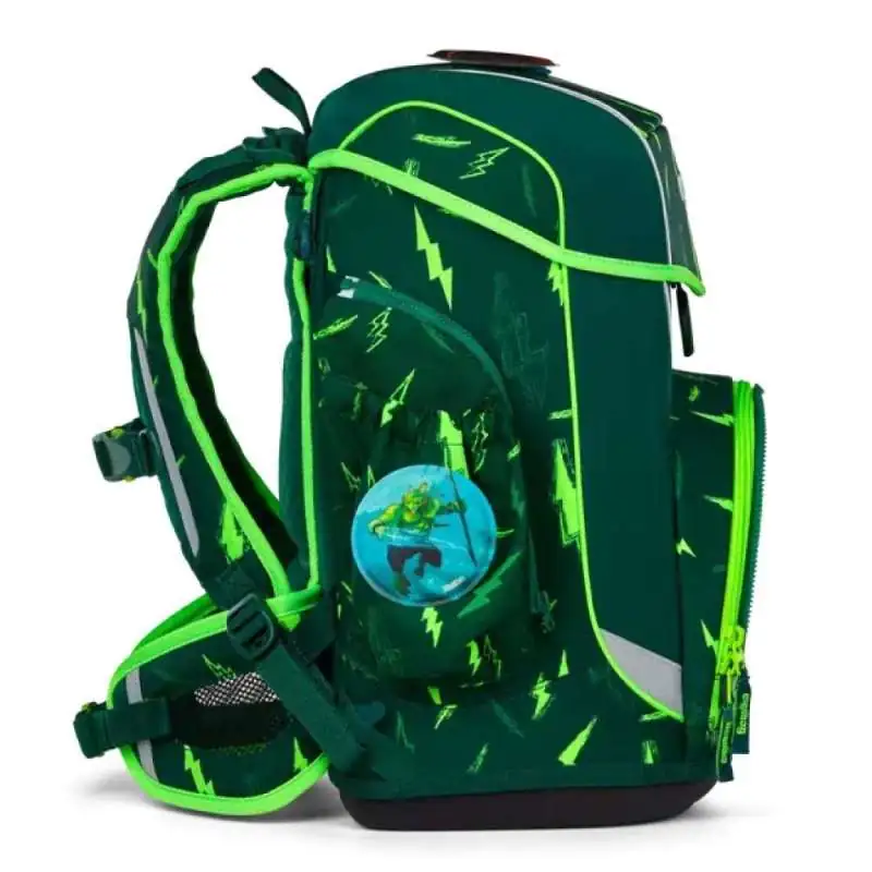 ERGOBAG Schulranzen Set 6 tlg CUBO LIGHT - Bärtastisch rechte Seite