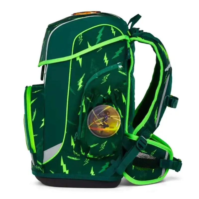 ERGOBAG Schulranzen Set 6 tlg CUBO LIGHT - Bärtastisch linke Seite