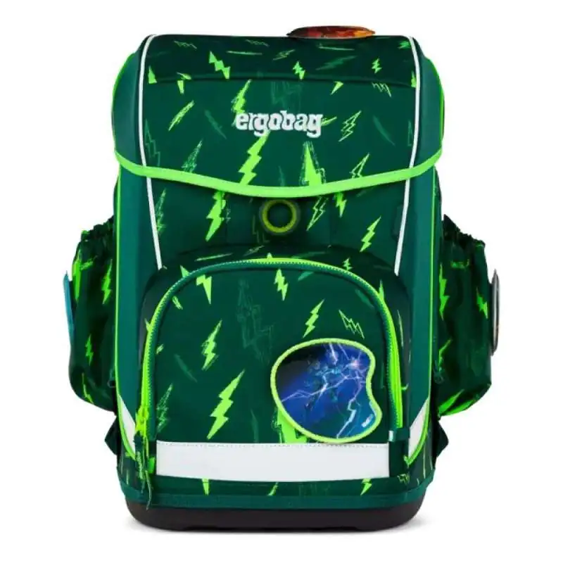 ERGOBAG Schulranzen Set 6 tlg CUBO LIGHT - Bärtastisch reflektierend