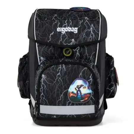 ERGOBAG Schulranzen Set 6 tlg CUBO LIGHT - Super ReflektBär Front