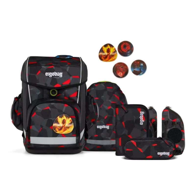 ERGOBAG CUBO LIGHT Schulranzen Set für Jungen - Leicht & Ergonomisch