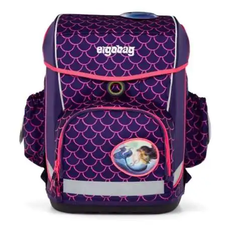 ERGOBAG Schulranzen Set 6 tlg CUBO LIGHT - PerlentauchBär Front