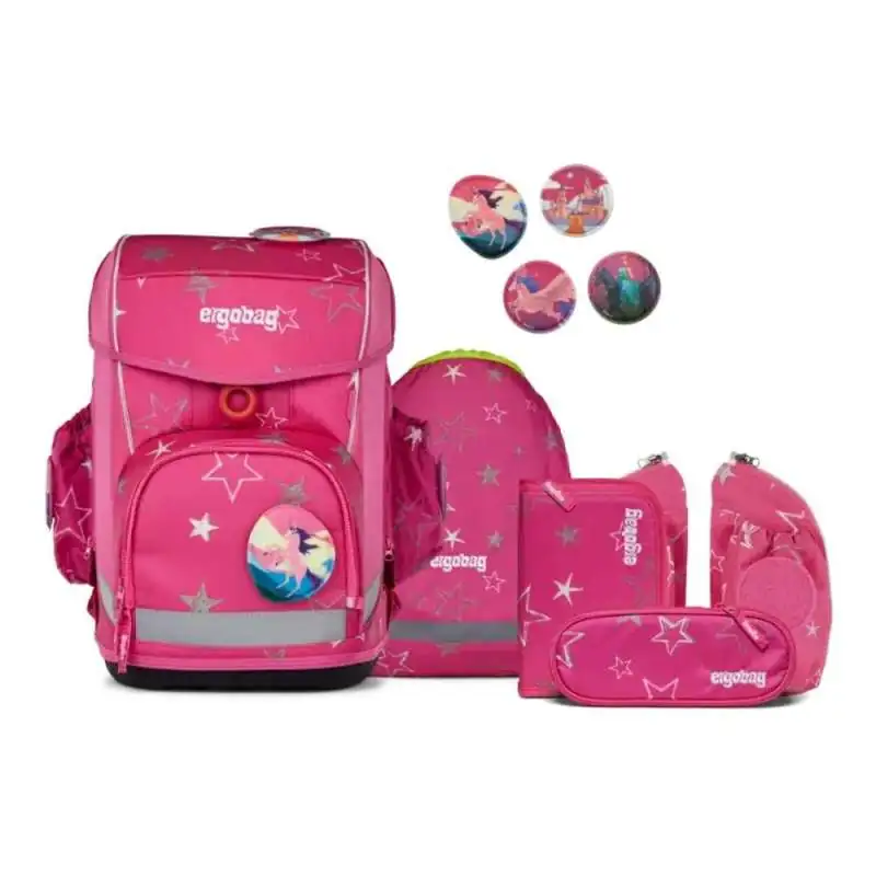ERGOBAG Schulranzen Set 6 tlg CUBO LIGHT - SternenzauBär