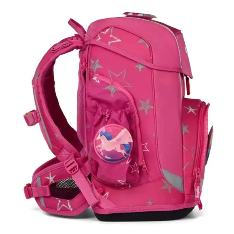 ERGOBAG Schulranzen Set 6 tlg CUBO LIGHT - SternenzauBär rechte Seite