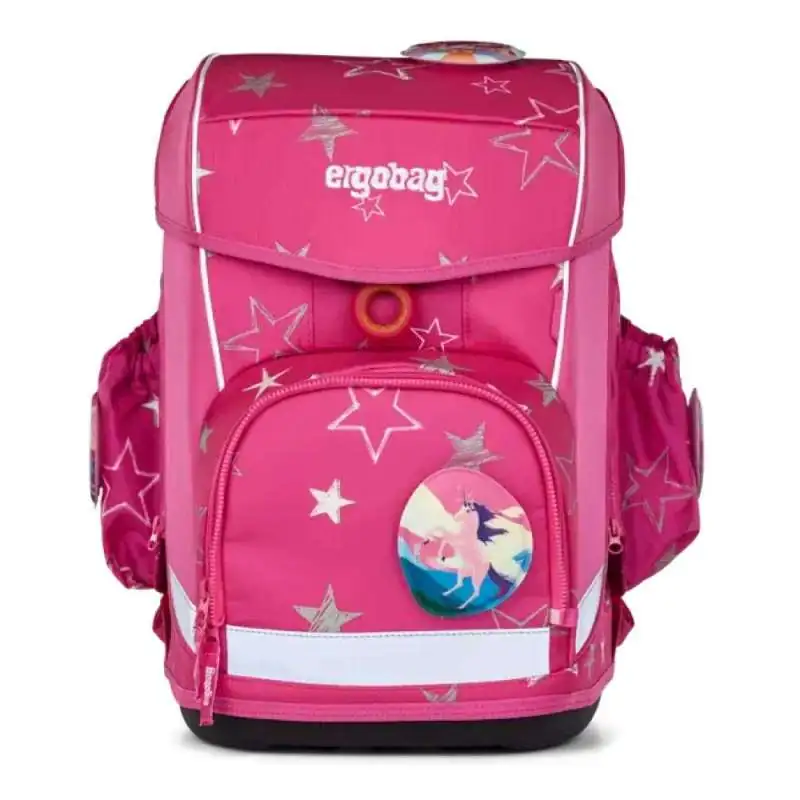 ERGOBAG Schulranzen Set 6 tlg CUBO LIGHT - SternenzauBär relektierend