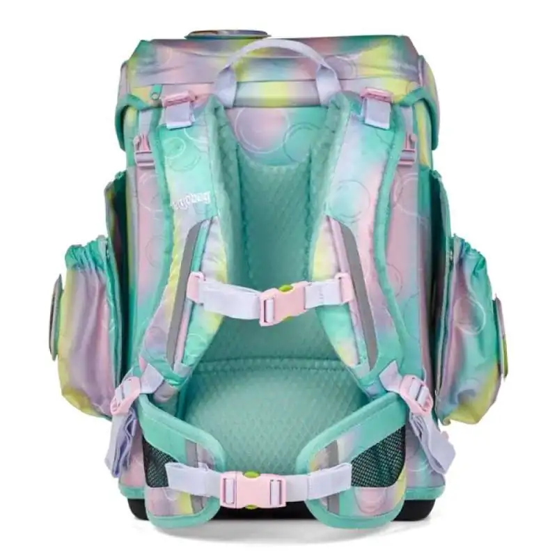 ERGOBAG Schulranzen Set 6 tlg CUBO LIGHT - ZauBärwelt Rückansicht