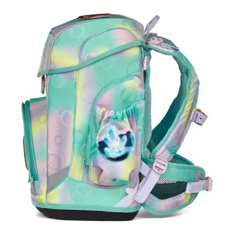 ERGOBAG Schulranzen Set 6 tlg CUBO LIGHT - ZauBärwelt linke Seite