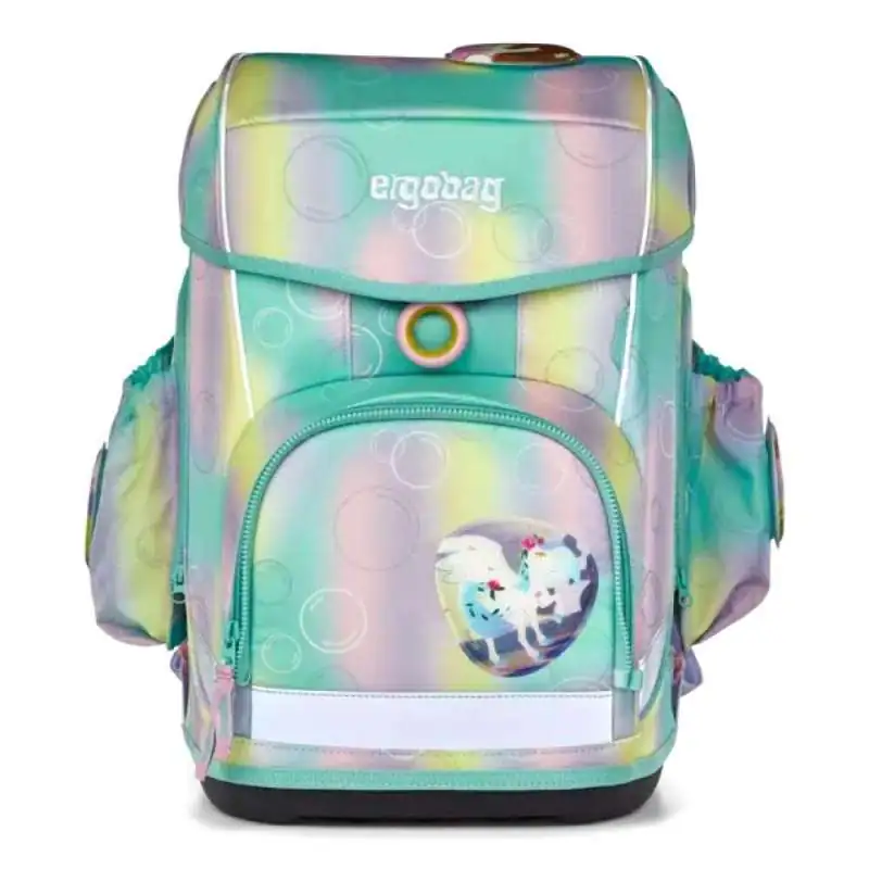 ERGOBAG Schulranzen Set 6 tlg CUBO LIGHT - ZauBärwelt reflektierend
