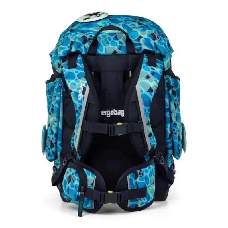 ERGOBAG Schulrucksack Set 6 tlg - AbtauchBär Rückansicht