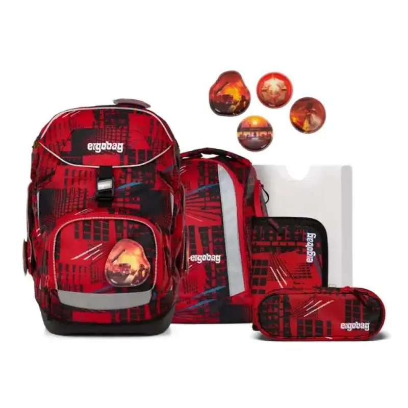 ERGOBAG Schulrucksack Set 6 tlg - AlarmBärreitschaft