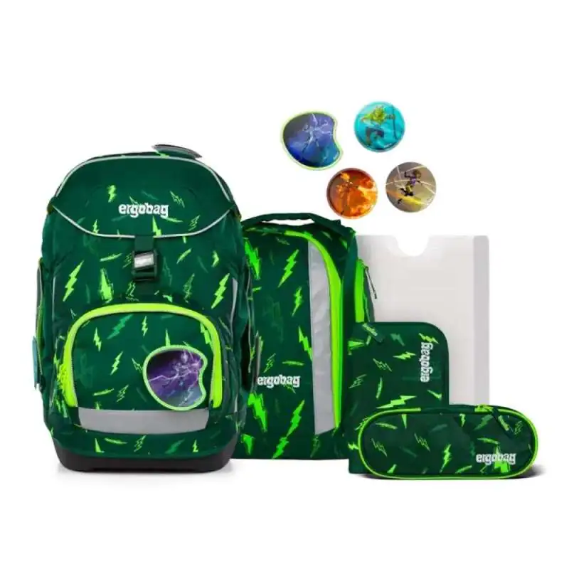 ERGOBAG Schulrucksack Set 6 tlg - Bärtastisch