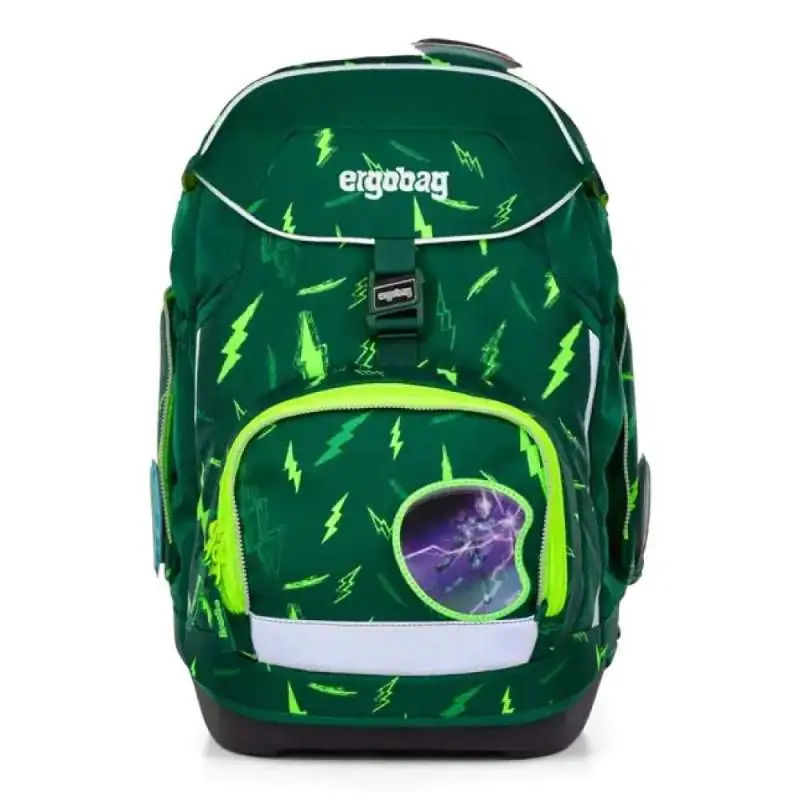 ERGOBAG Schulrucksack Set 6 tlg - Bärtastisch reflektierend