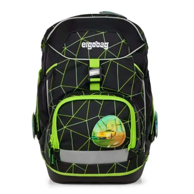 ERGOBAG Schulrucksack Set 6 tlg - CyBär Race Front