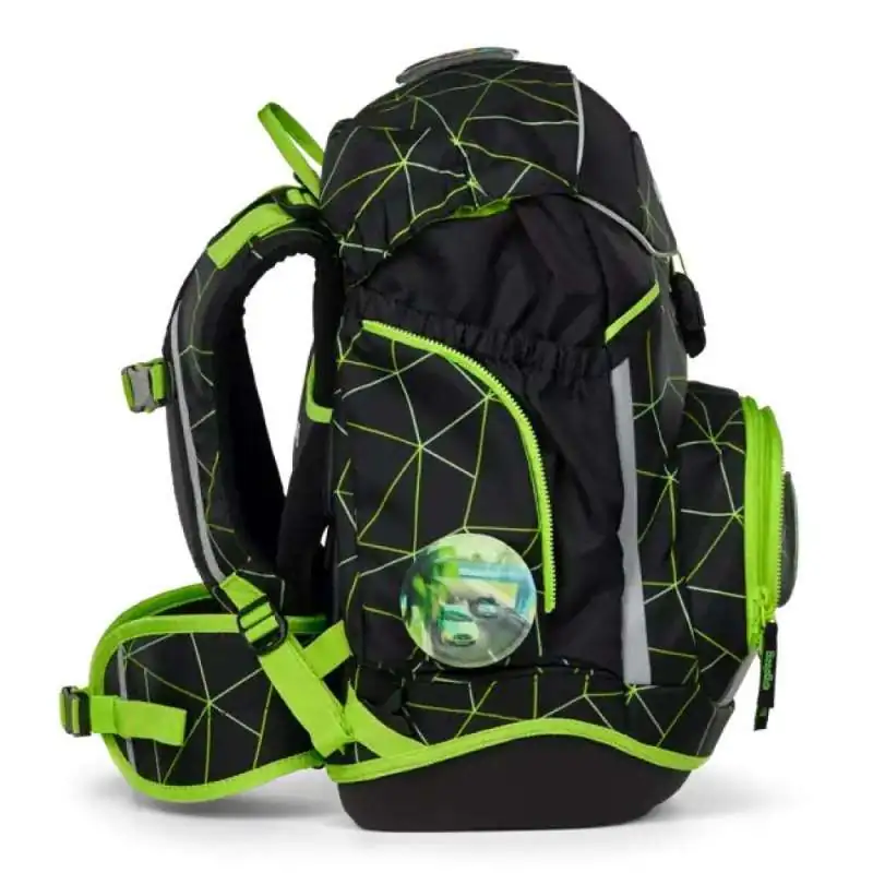 ERGOBAG Schulrucksack Set 6 tlg - CyBär Race rechte Seite