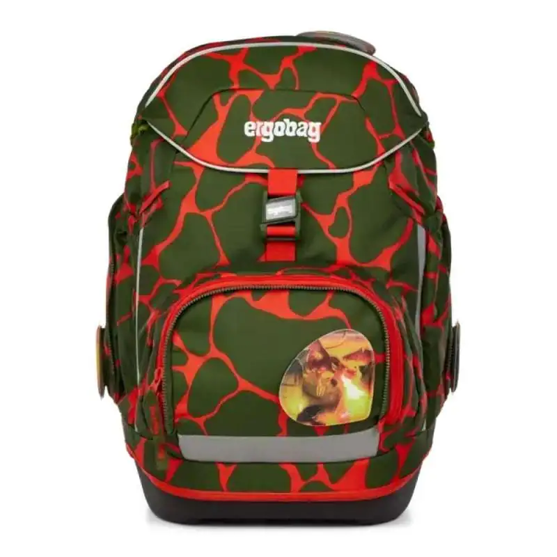 ERGOBAG Schulrucksack Set 6 tlg - FeuerspeiBär Front