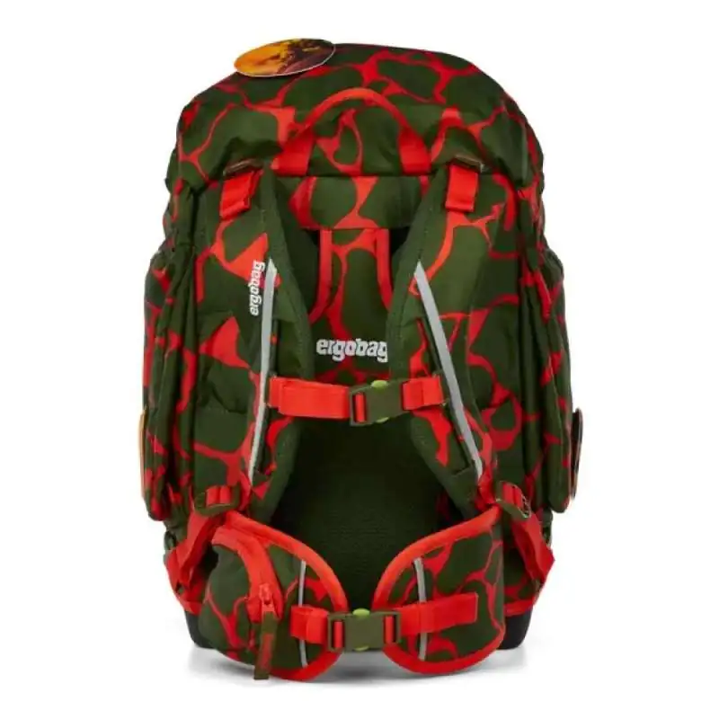 ERGOBAG Schulrucksack Set 6 tlg - FeuerspeiBär Rückansicht