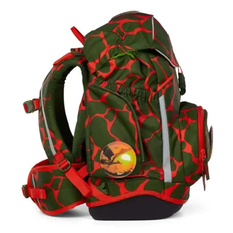 ERGOBAG Schulrucksack Set 6 tlg - FeuerspeiBär rechte Seite