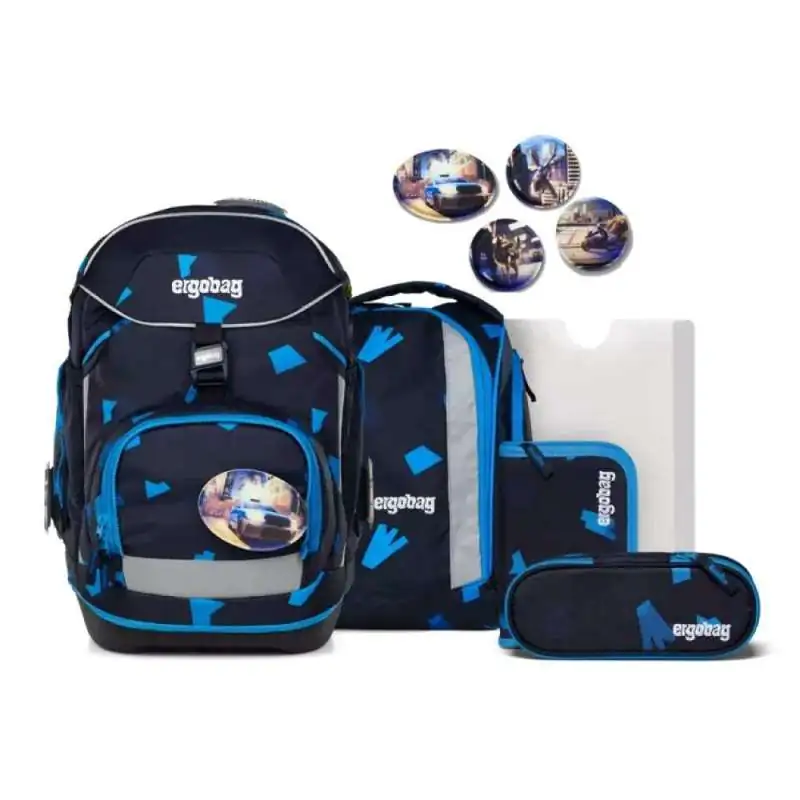 ERGOBAG Schulrucksack Set 6 tlg - VerfolgBärjagd