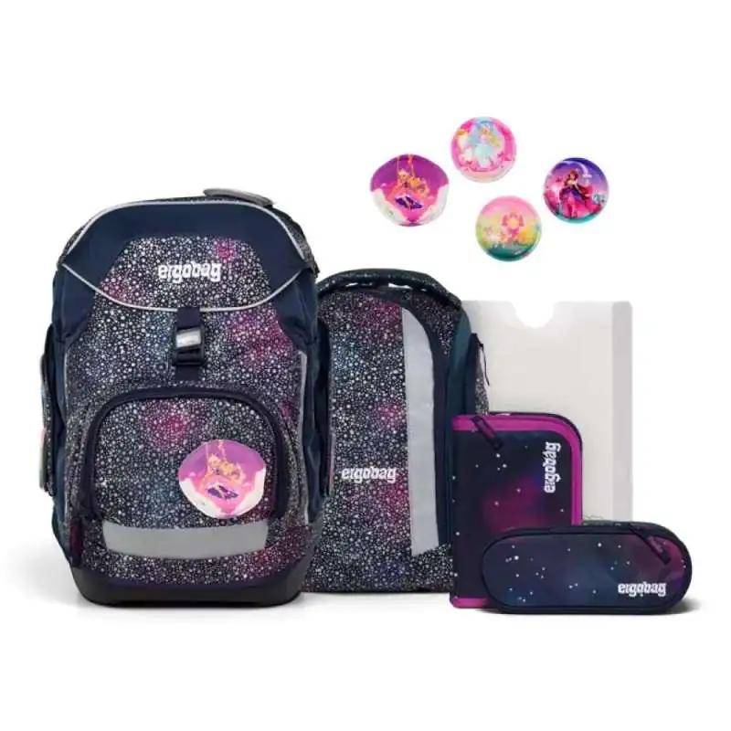 ERGOBAG Schulrucksack Set 6 tlg PACK - Bärlaxy