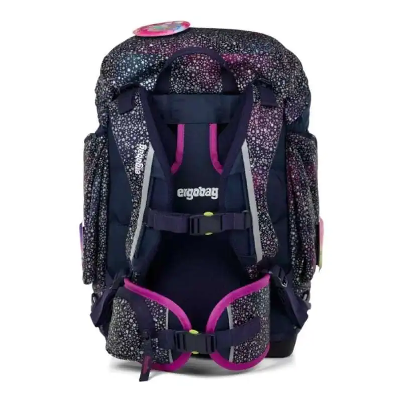 ERGOBAG Schulrucksack Set 6 tlg PACK - Bärlaxy Rückansicht
