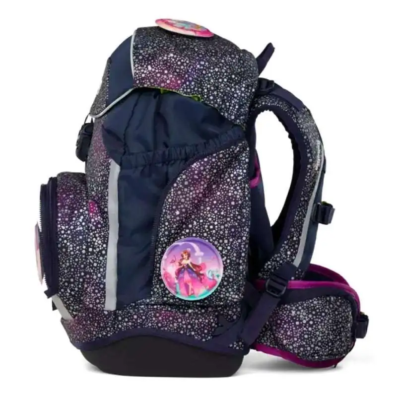 ERGOBAG Schulrucksack Set 6 tlg PACK - Bärlaxy linke Seite