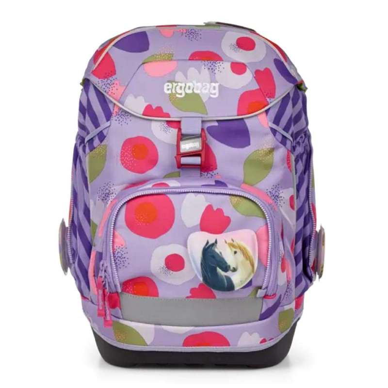 ERGOBAG Schulrucksack Set 6 tlg PACK - BlütenzauBär Front