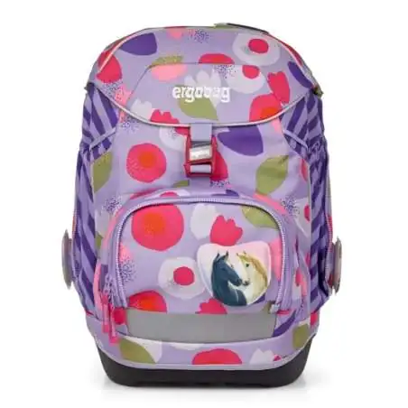 ERGOBAG Schulrucksack Set 6 tlg PACK - BlütenzauBär Front