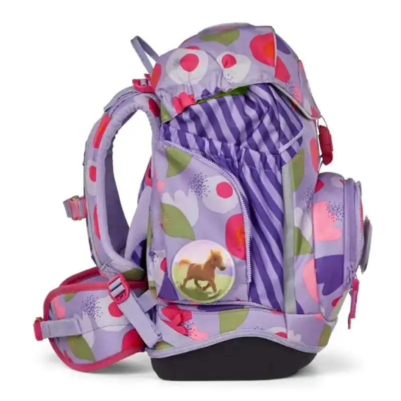 ERGOBAG Schulrucksack Set 6 tlg PACK - BlütenzauBär rechte Seite