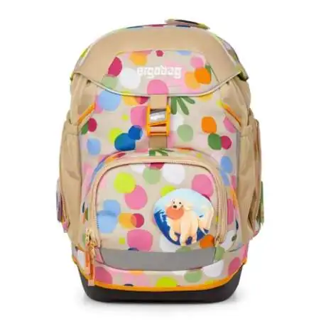 ERGOBAG Schulrucksack Set 6 tlg PACK - Flower PowBär Front