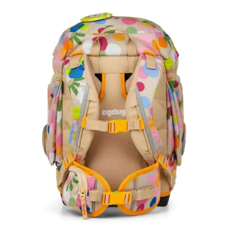 ERGOBAG Schulrucksack Set 6 tlg PACK - Flower PowBär Rückansicht