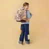ERGOBAG Schulrucksack Set 6 tlg PACK - Flower PowBär Kind mit Schulranzen Rückansicht