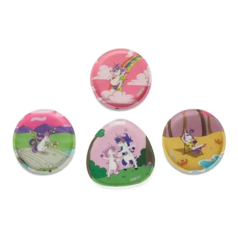 ERGOBAG Schulrucksack Set 6 tlg PACK - KuntBärbuntes Einhorn Kletties
