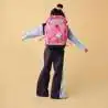 ERGOBAG Schulrucksack Set 6 tlg PACK - KuntBärbuntes Einhorn Kind mit Schulranzen Rückansicht