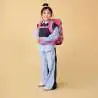 ERGOBAG Schulrucksack Set 6 tlg PACK - KuntBärbuntes Einhorn Kind mit Schulranzen Front