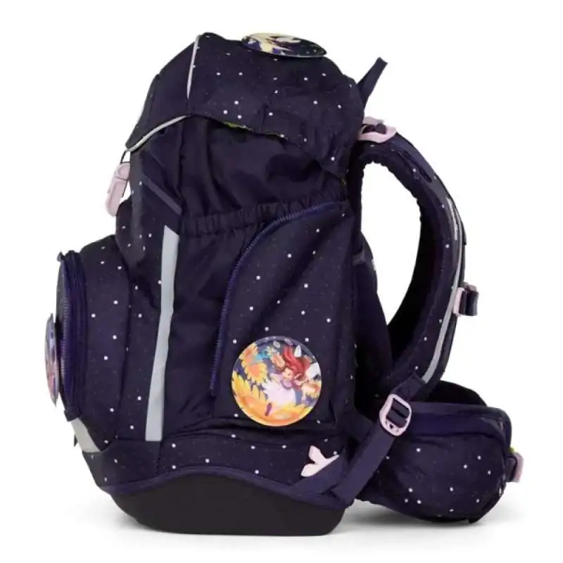 ERGOBAG Schulrucksack Set 6 tlg PACK - SternguckBär linke Seite