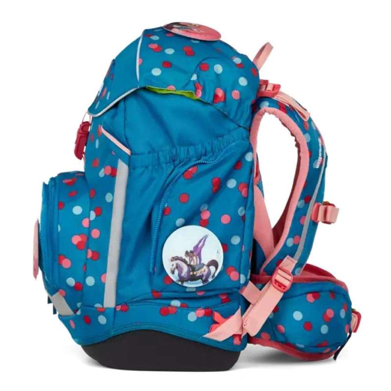 ERGOBAG Schulrucksack Set 6 tlg PACK - VoltiBär linke Seite