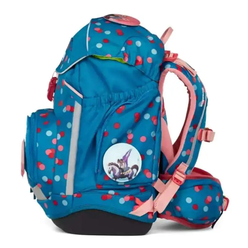 ERGOBAG Schulrucksack Set 6 tlg PACK - VoltiBär linke Seite