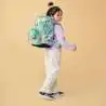ERGOBAG Schulrucksack Set 6 tlg PACK - ZauBärwelt Kind mit Schulranzen Rückansicht