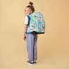 ERGOBAG Schulrucksack Set 6 tlg MAXI - ZauBärwelt Kind mit Schulranzen Rückansicht