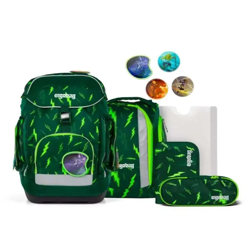 ERGOBAG Schulrucksack Set 6 tlg MAXI - Bärtastisch