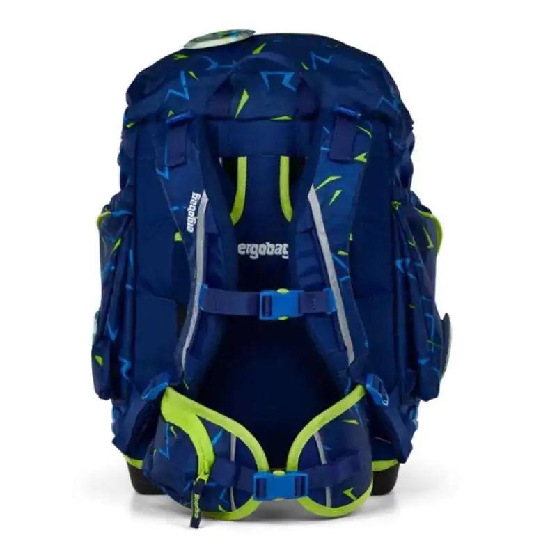 ERGOBAG Schulrucksack Set 6 tlg MAXI - SpitzenreitBär Rückansicht