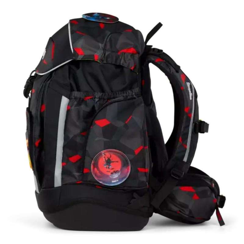 ERGOBAG Schulrucksack Set 6 tlg MAXI - TaekBärdo linke Seite