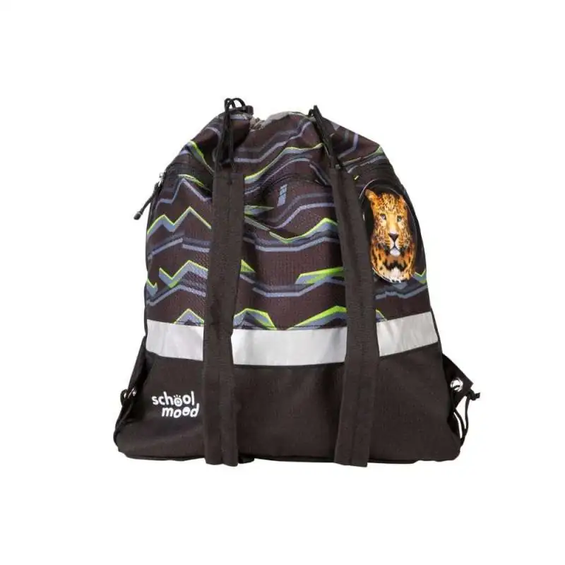 SCHOOL MOOD Schulranzen Set 7 tlg CHAMPION MAXX - Finn Raubkatze Sporttasche