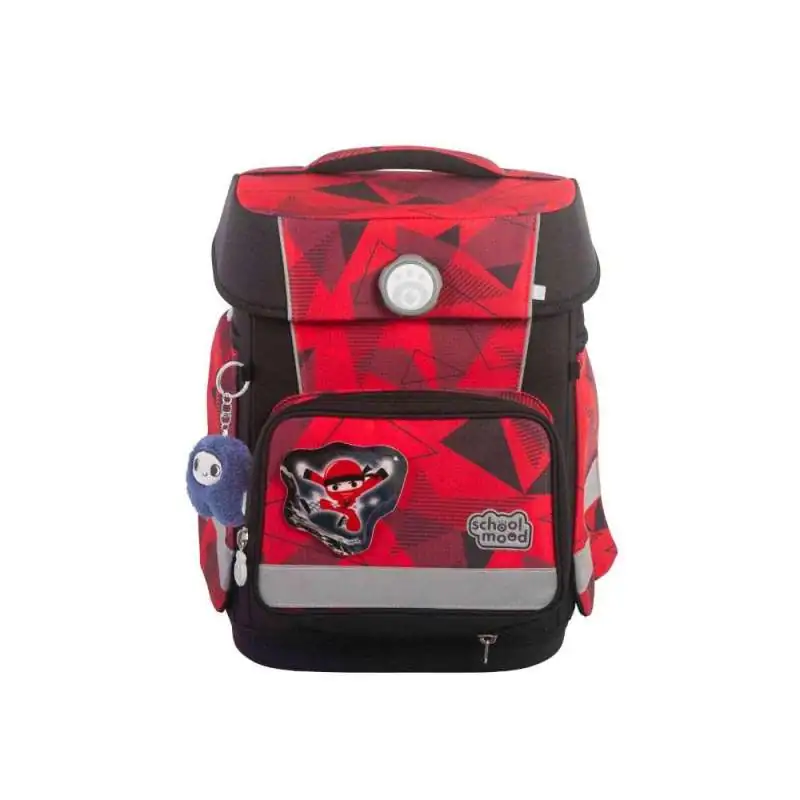 SCHOOL MOOD Schulranzen Set 7 tlg CHAMPION MAXX - Kai Ninja Front