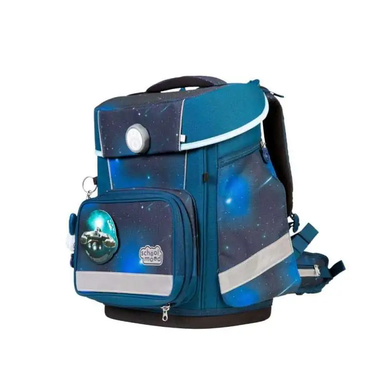 SCHOOL MOOD Schulranzen Set 7 tlg CHAMPION MAXX - Moritz Weltall seitliche Front