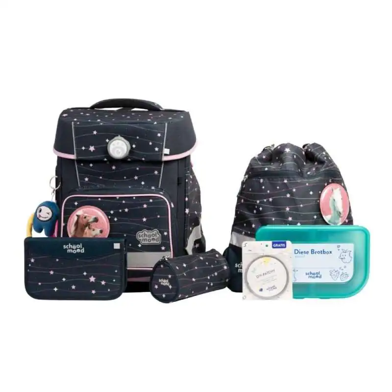 SCHOOL MOOD Schulranzen Set 7 tlg CHAMPION MAXX -  Ella Pony